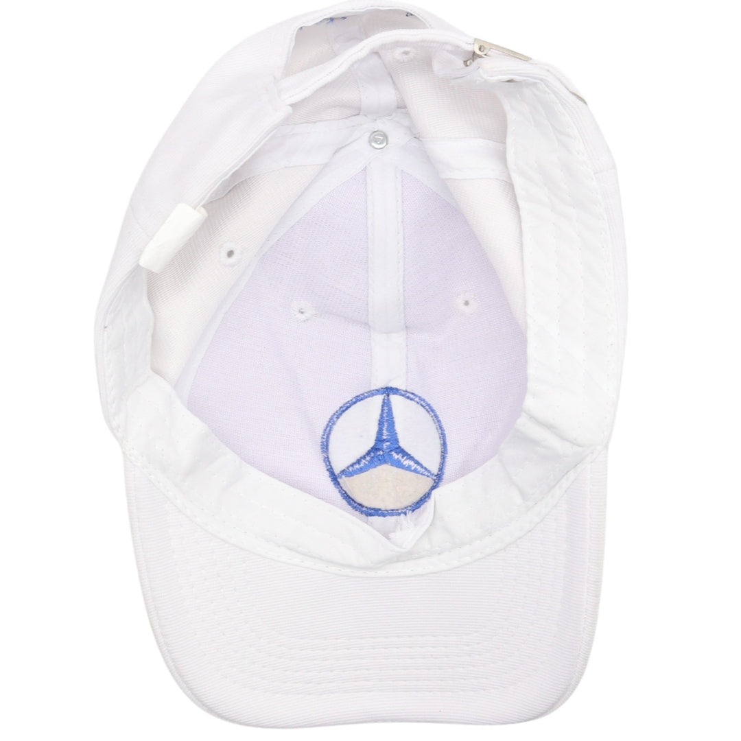 MERCEDES BENZ Mercedes-Benz baseball cap, one size fits all polyester white type Vintage Second Hand