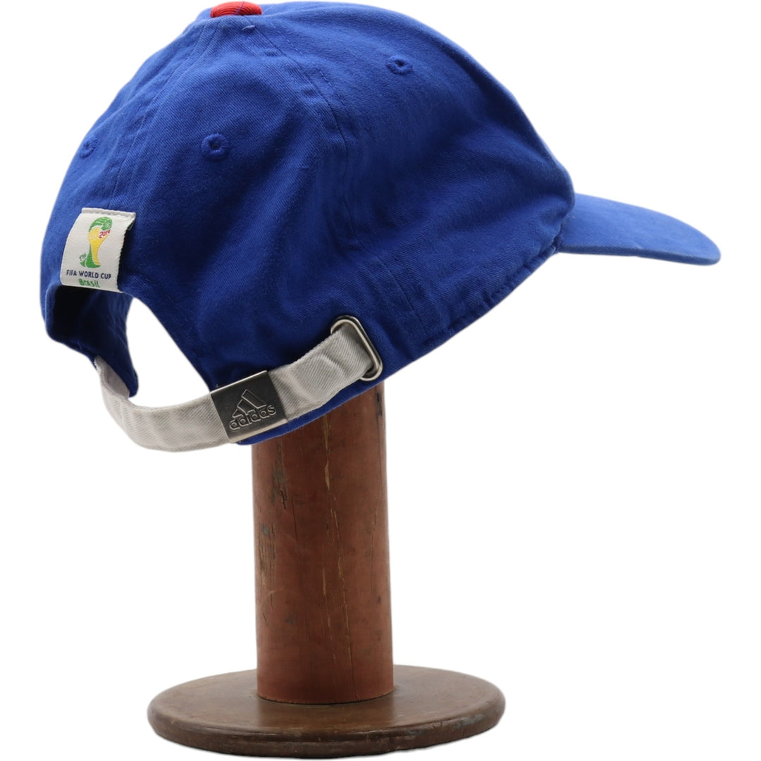Adidas Italy 2014 FIFA World Cup Baseball Cap, Free Size, Adjustable Strap cotton blue type Vintage Second Hand