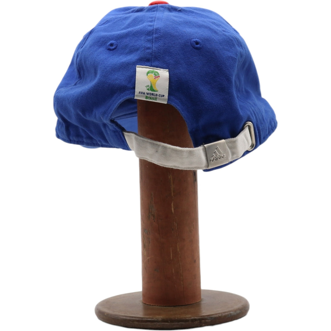 Adidas Italy 2014 FIFA World Cup Baseball Cap, Free Size, Adjustable Strap cotton blue type Vintage Second Hand