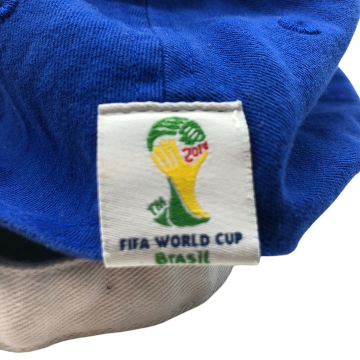 Adidas Italy 2014 FIFA World Cup Baseball Cap, Free Size, Adjustable Strap cotton blue type Vintage Second Hand