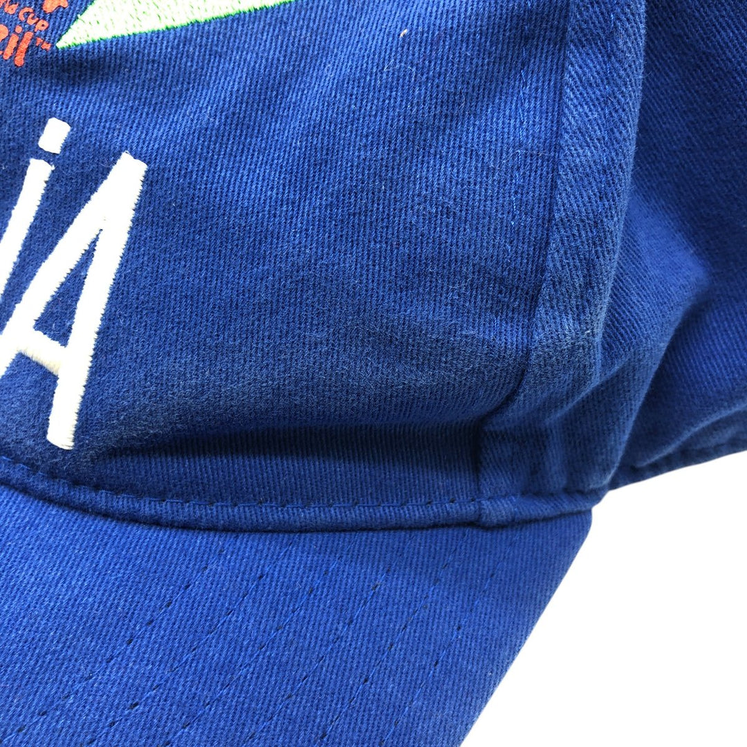 Adidas Italy 2014 FIFA World Cup Baseball Cap, Free Size, Adjustable Strap cotton blue type Vintage Second Hand