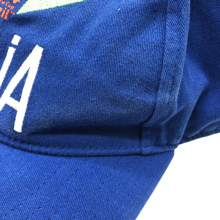Adidas Italy 2014 FIFA World Cup Baseball Cap, Free Size, Adjustable Strap cotton blue type Vintage Second Hand