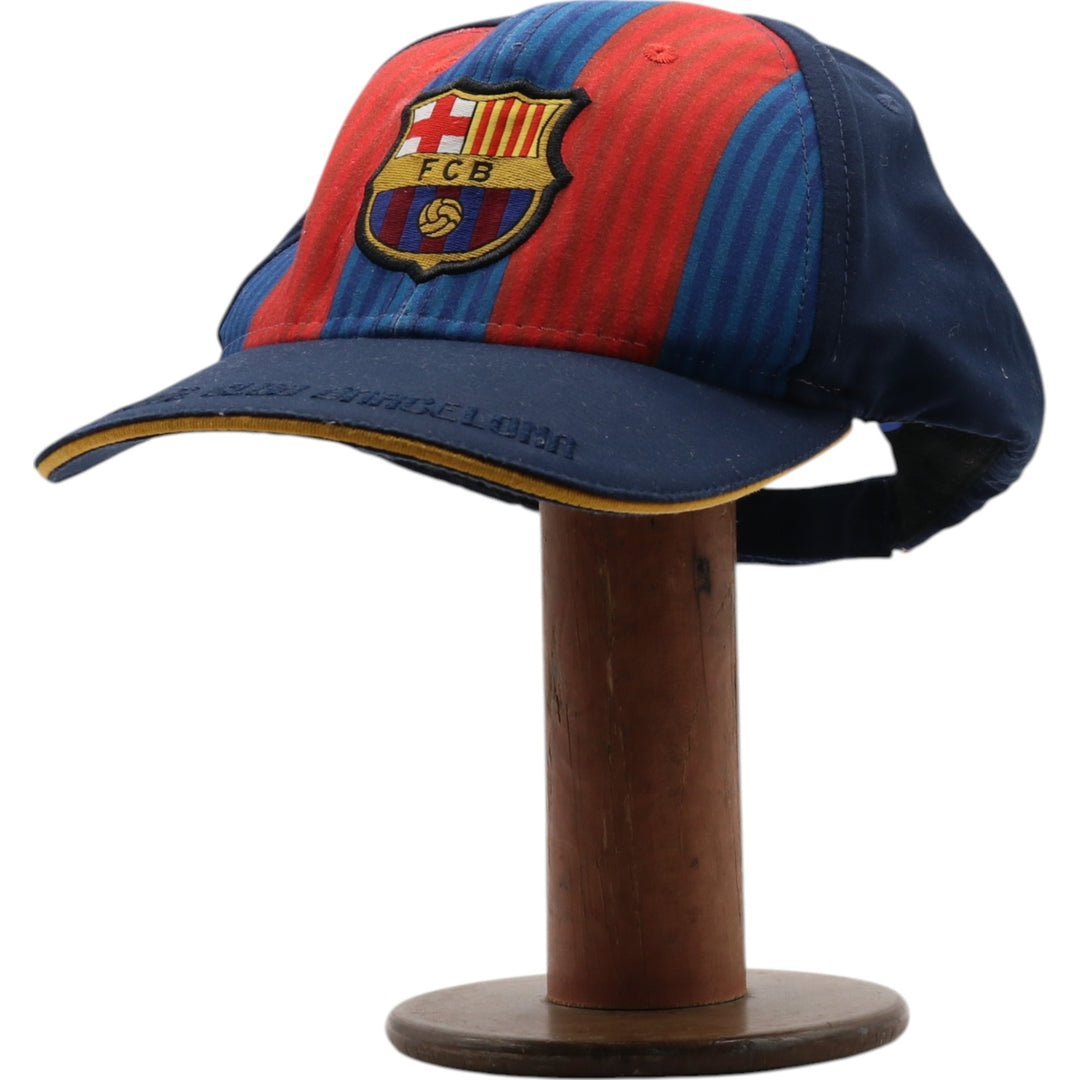 LA LIGA FC BARCELONA FC Barcelona baseball cap Free size polyester navy blue type Vintage Second Hand