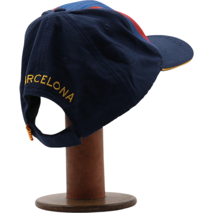 LA LIGA FC BARCELONA FC Barcelona baseball cap Free size polyester navy blue type Vintage Second Hand