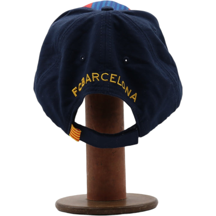LA LIGA FC BARCELONA FC Barcelona baseball cap Free size polyester navy blue type Vintage Second Hand