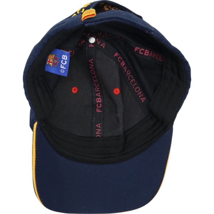 LA LIGA FC BARCELONA FC Barcelona baseball cap Free size polyester navy blue type Vintage Second Hand