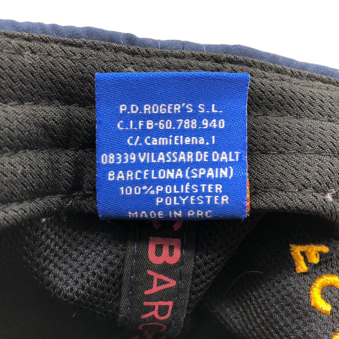 LA LIGA FC BARCELONA FC Barcelona baseball cap Free size polyester navy blue type Vintage Second Hand