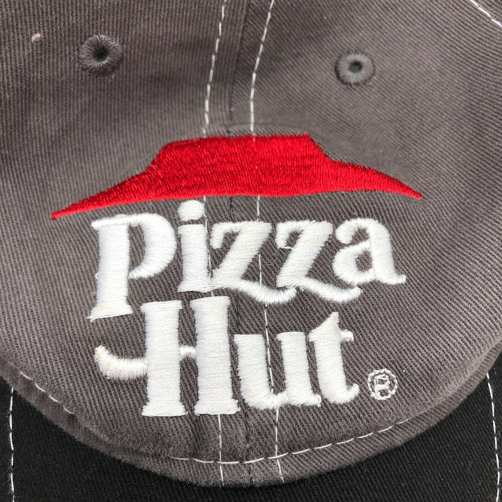 Pizza Hut Advertising Mesh Cap Free Size cotton black type Vintage Second Hand