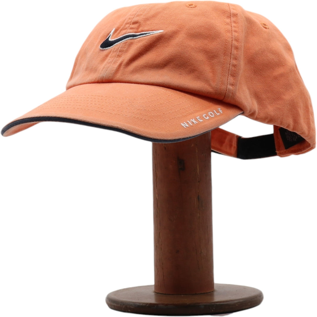 Nike Golf Baseball Cap (One Size Fits All) cotton orange type Vintage Second Hand