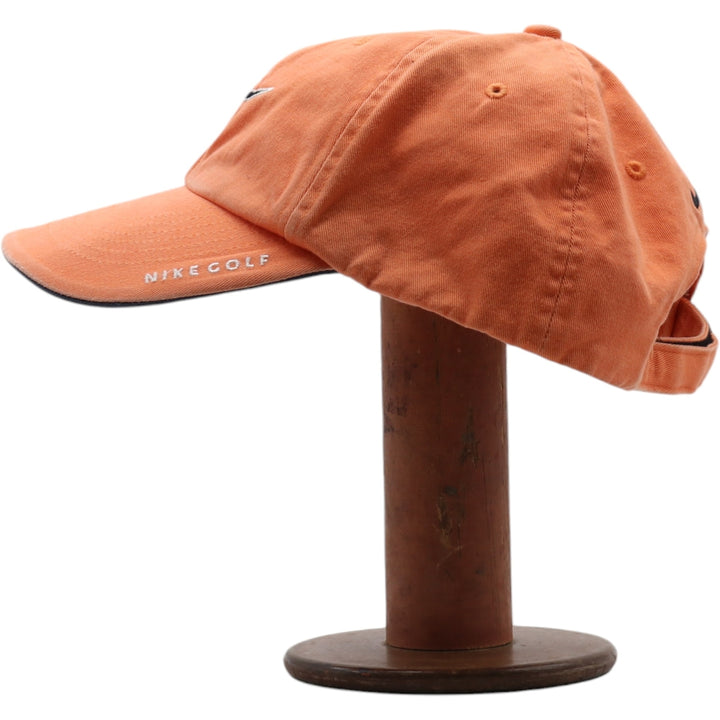 Nike Golf Baseball Cap (One Size Fits All) cotton orange type Vintage Second Hand