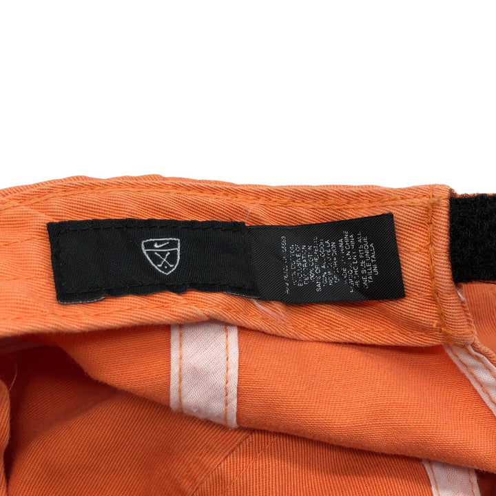 Nike Golf Baseball Cap (One Size Fits All) cotton orange type Vintage Second Hand