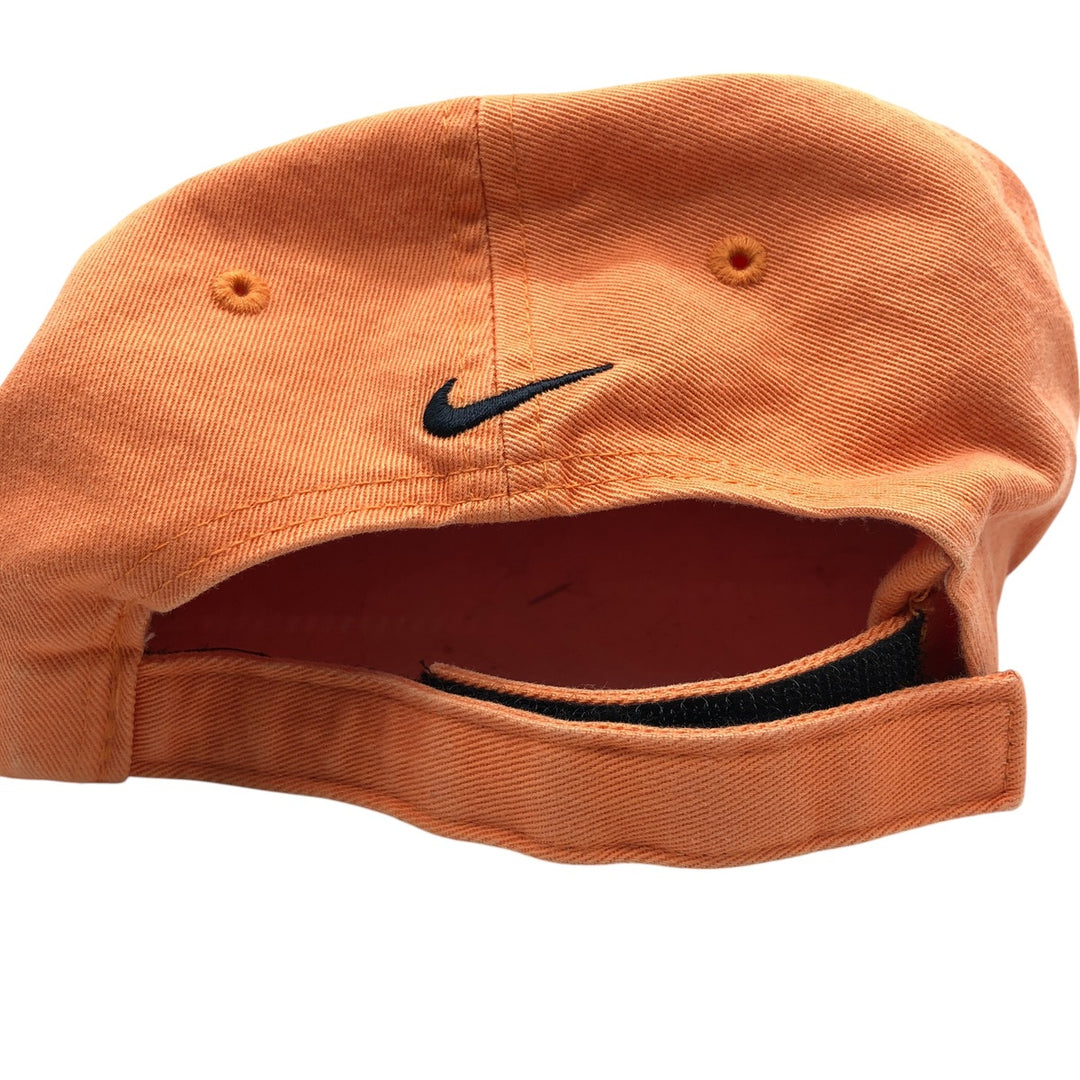 Nike Golf Baseball Cap (One Size Fits All) cotton orange type Vintage Second Hand