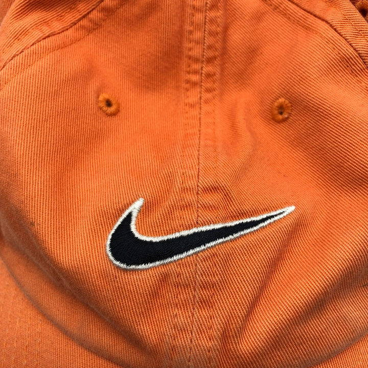 Nike Golf Baseball Cap (One Size Fits All) cotton orange type Vintage Second Hand