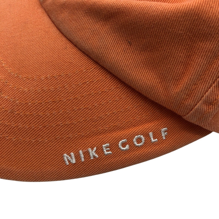 Nike Golf Baseball Cap (One Size Fits All) cotton orange type Vintage Second Hand