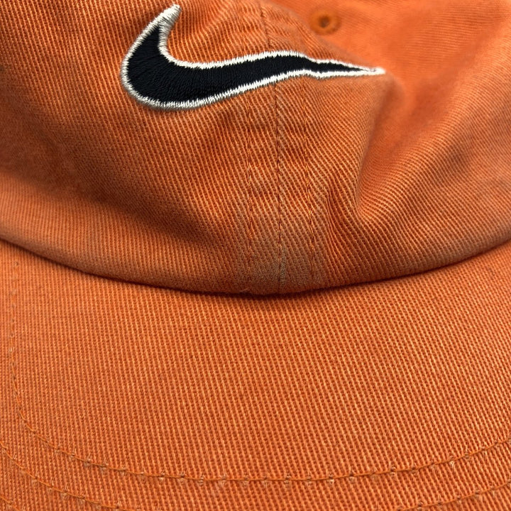 Nike Golf Baseball Cap (One Size Fits All) cotton orange type Vintage Second Hand