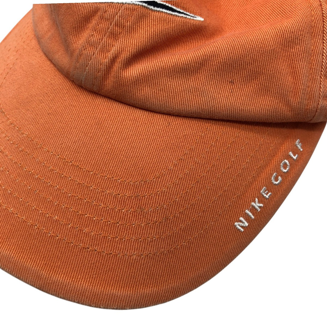 Nike Golf Baseball Cap (One Size Fits All) cotton orange type Vintage Second Hand