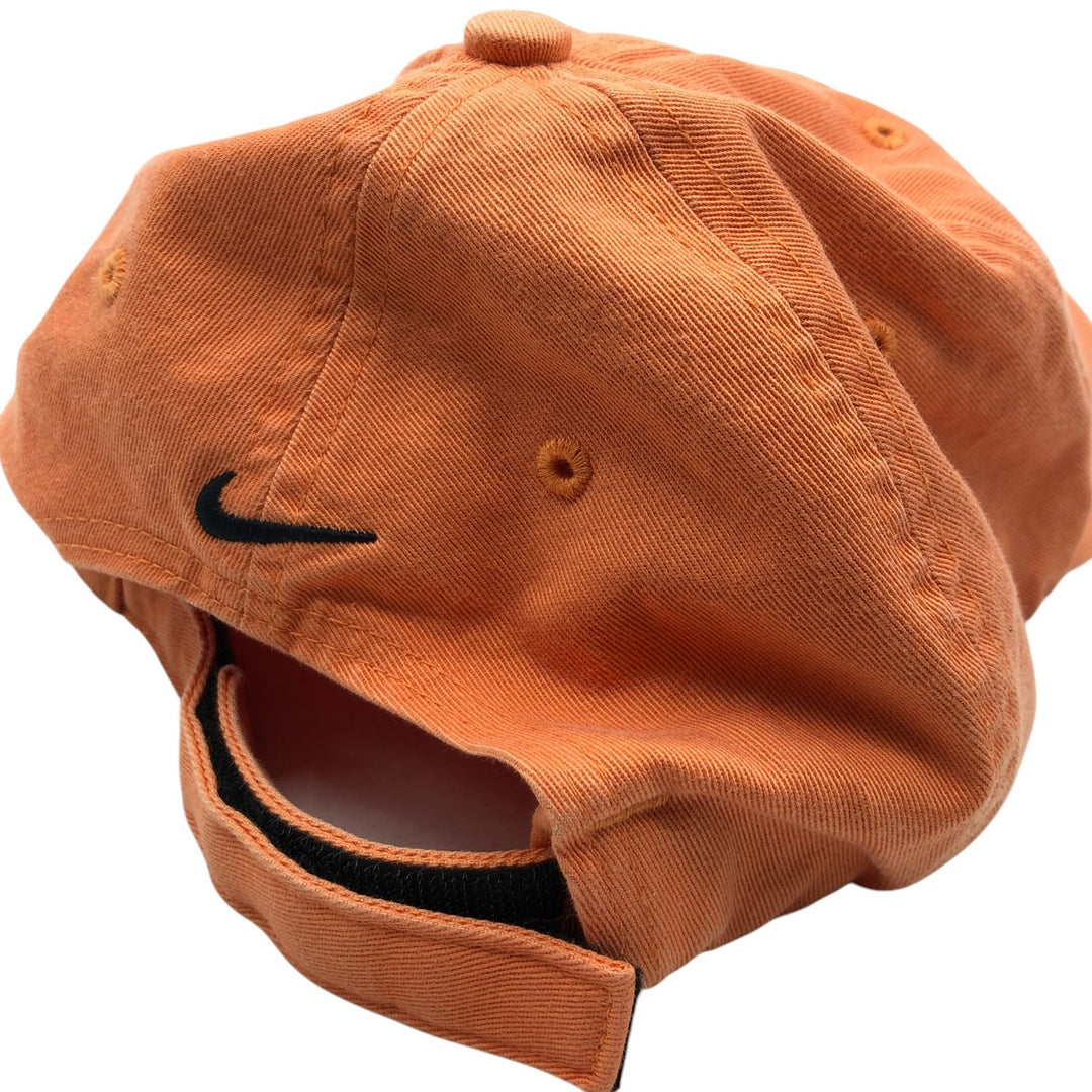 Nike Golf Baseball Cap (One Size Fits All) cotton orange type Vintage Second Hand