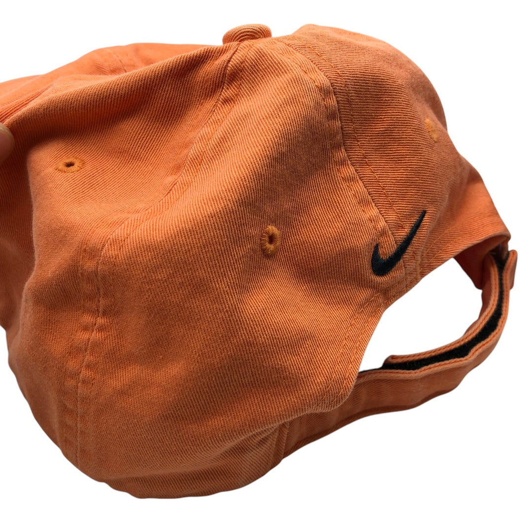 Nike Golf Baseball Cap (One Size Fits All) cotton orange type Vintage Second Hand