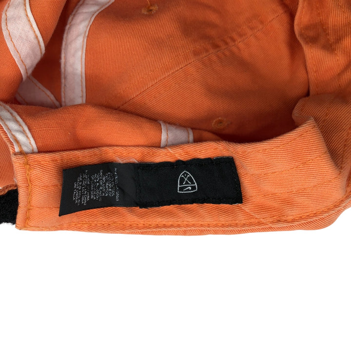 Nike Golf Baseball Cap (One Size Fits All) cotton orange type Vintage Second Hand