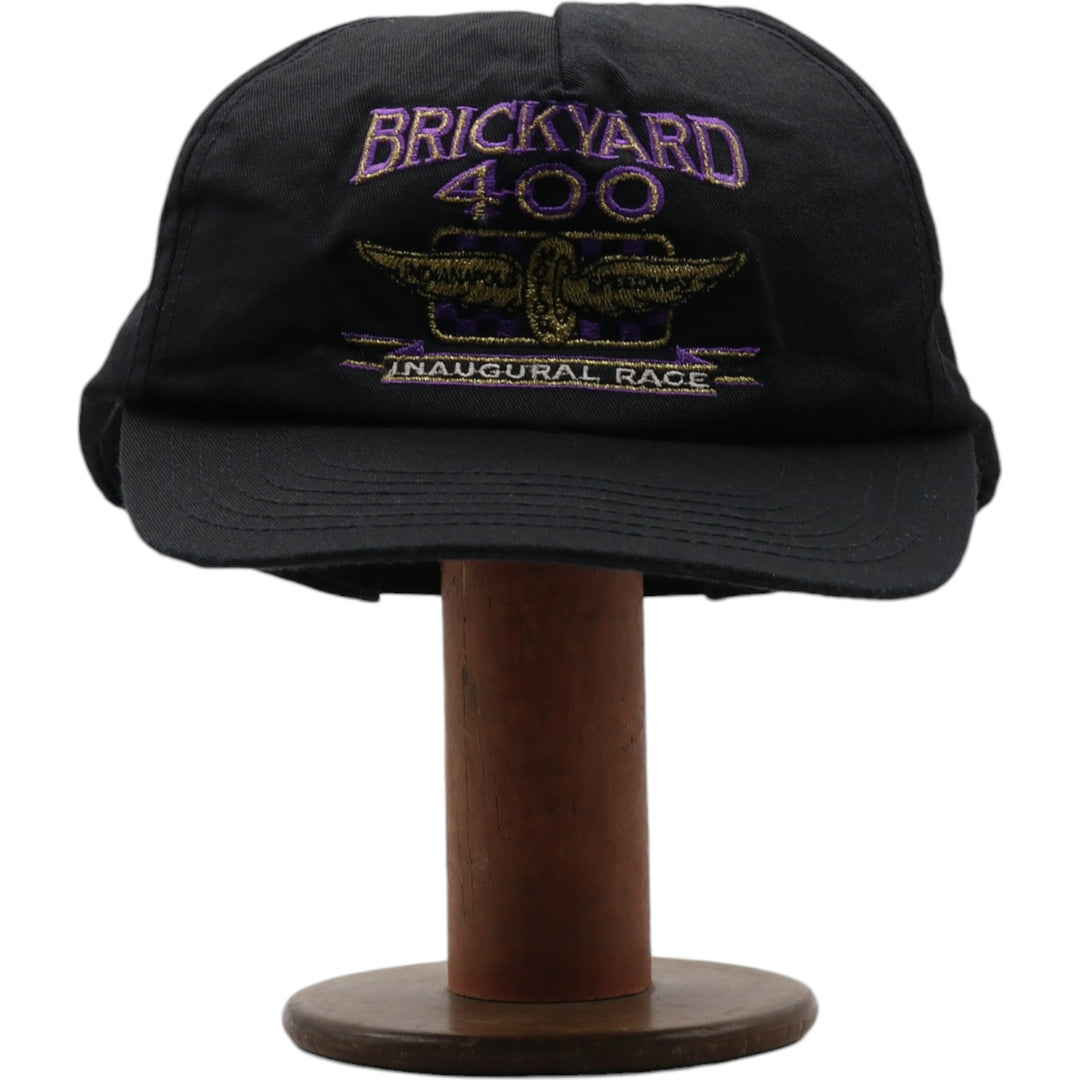 90'S IMPRIAL Indianapolis Motor Speedway BRICKYARD 400 Trucker Cap Made in USA Vintage unknown black type Vintage Second Hand