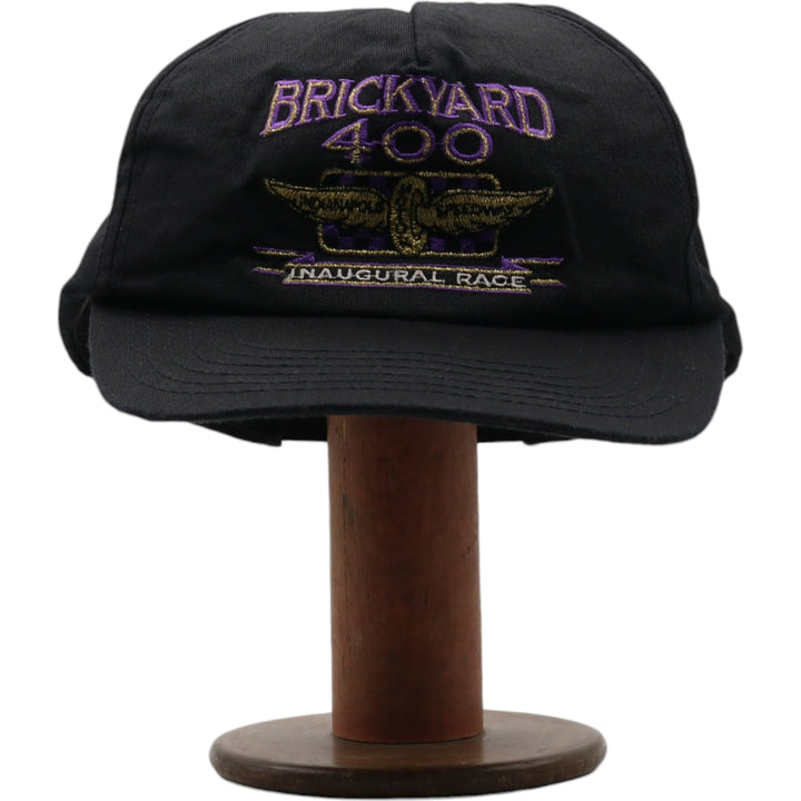 90'S IMPRIAL Indianapolis Motor Speedway BRICKYARD 400 Trucker Cap Made in USA Vintage unknown black type Vintage Second Hand