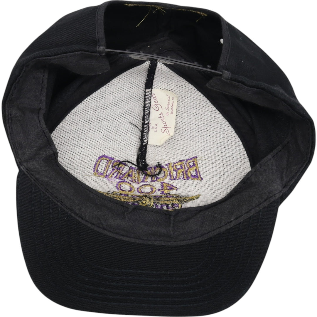 90'S IMPRIAL Indianapolis Motor Speedway BRICKYARD 400 Trucker Cap Made in USA Vintage unknown black type Vintage Second Hand