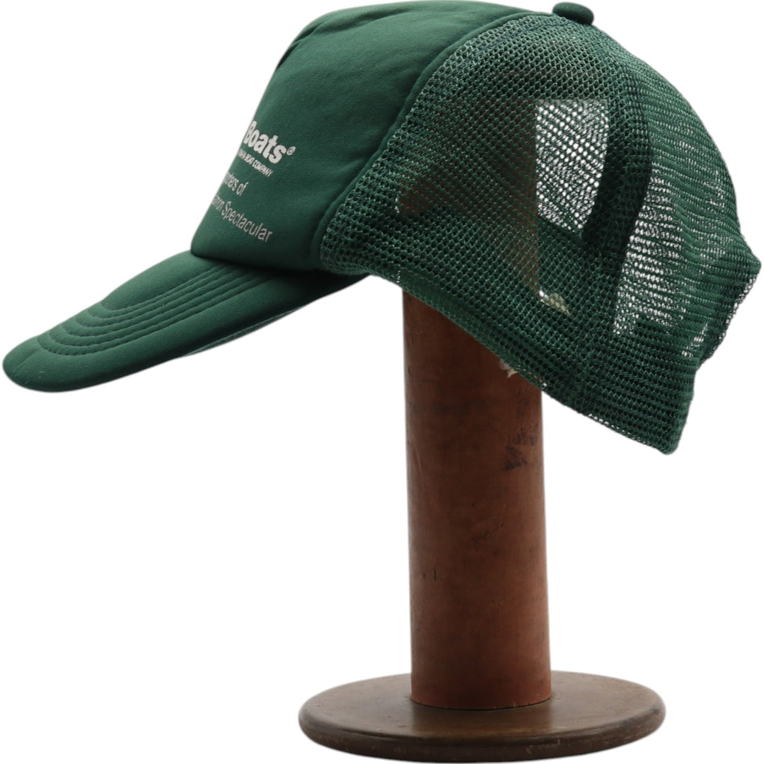 G3 BOATS logo print mesh cap, one size fits all unclear green type Vintage Second Hand