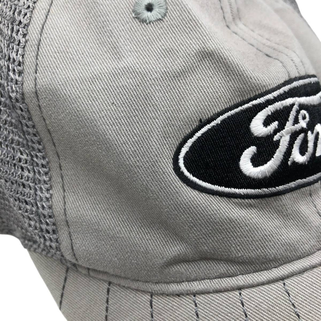 Checkered Flag Sports Ford Mesh Cap, One Size Fits Most unclear gray type Vintage Second Hand