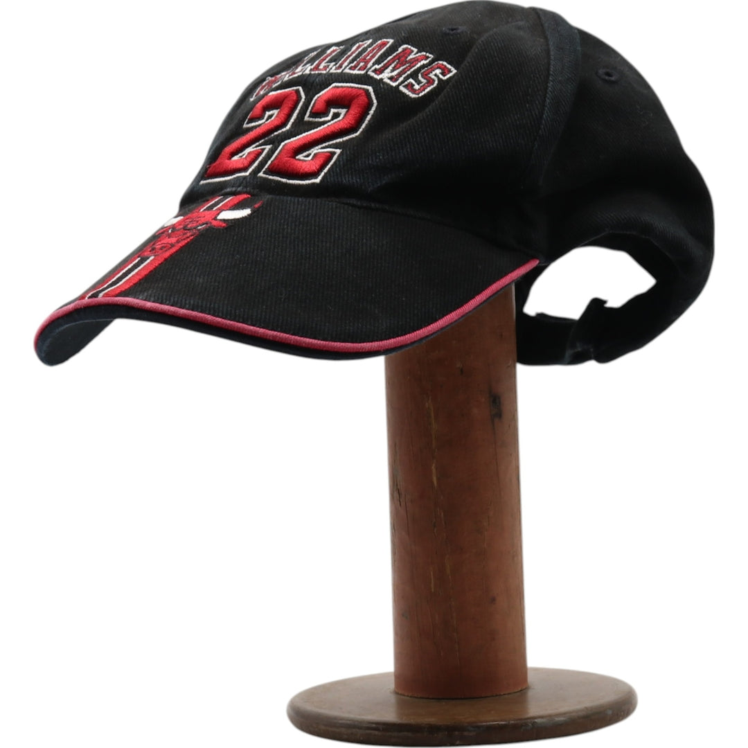 NBA CHICAGO BULLS Chicago Bulls Jay Williams Baseball Cap One Size Fits All cotton black type Vintage Second Hand