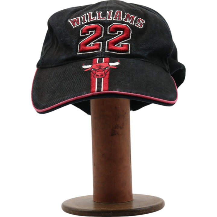 NBA CHICAGO BULLS Chicago Bulls Jay Williams Baseball Cap One Size Fits All cotton black type Vintage Second Hand