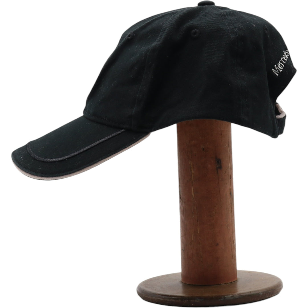 MERCEDES BENZ Mercedes-Benz Advertising Baseball Cap Free Size cotton black type Vintage Second Hand