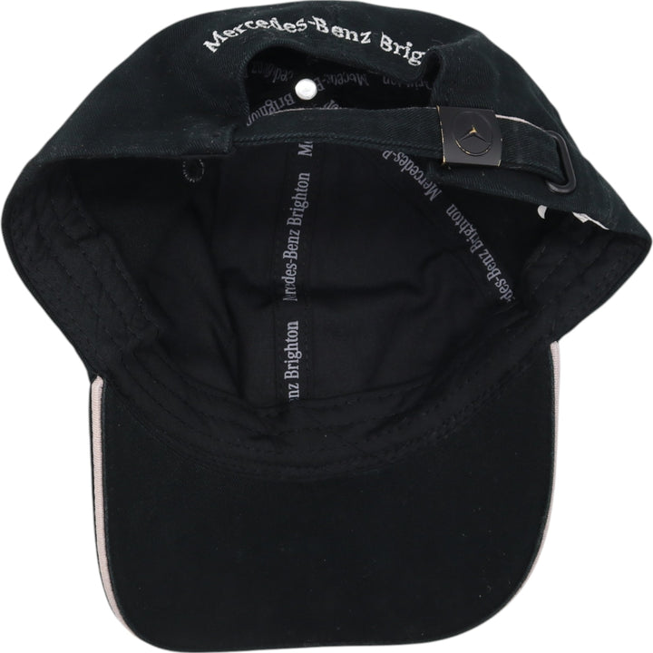 MERCEDES BENZ Mercedes-Benz Advertising Baseball Cap Free Size cotton black type Vintage Second Hand