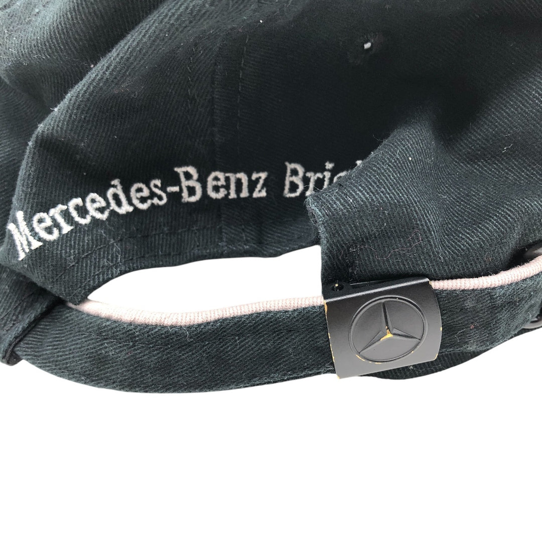 MERCEDES BENZ Mercedes-Benz Advertising Baseball Cap Free Size cotton black type Vintage Second Hand