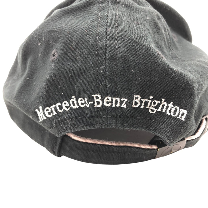 MERCEDES BENZ Mercedes-Benz Advertising Baseball Cap Free Size cotton black type Vintage Second Hand