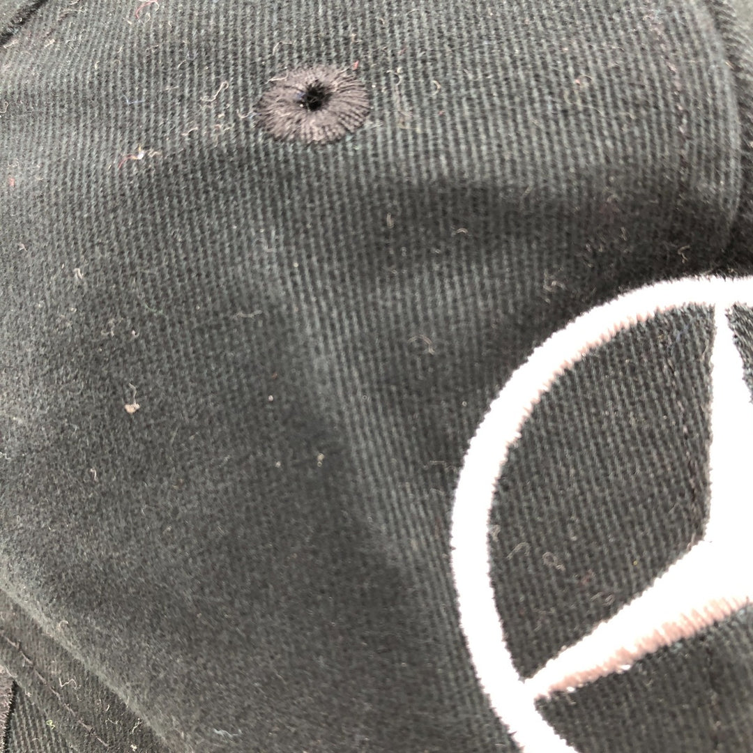 MERCEDES BENZ Mercedes-Benz Advertising Baseball Cap Free Size cotton black type Vintage Second Hand