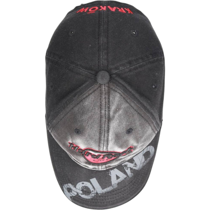 90'S Hard Rock Baseball Cap, Free Size, Vintage cotton black type Vintage Second Hand