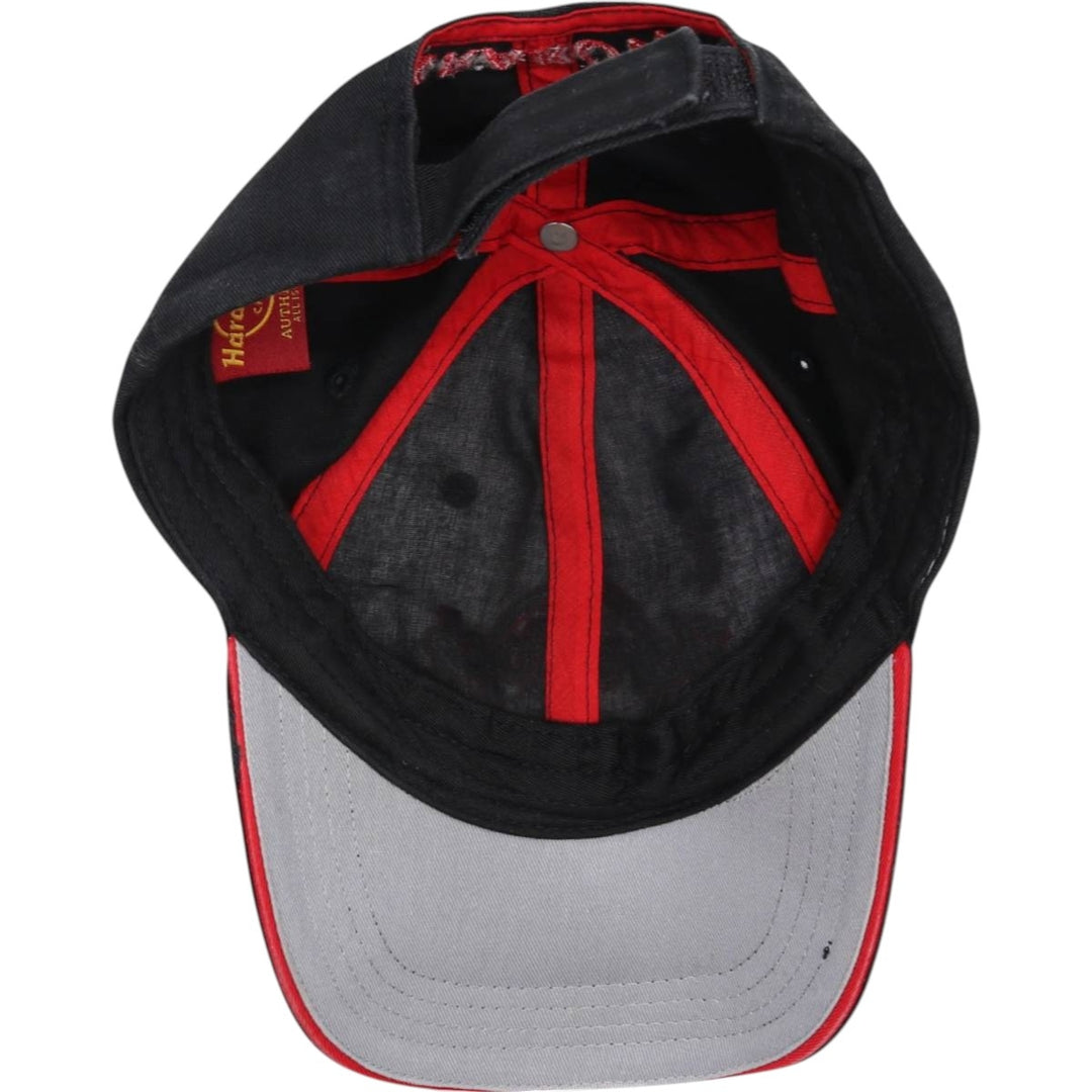 90'S Hard Rock Baseball Cap, Free Size, Vintage cotton black type Vintage Second Hand