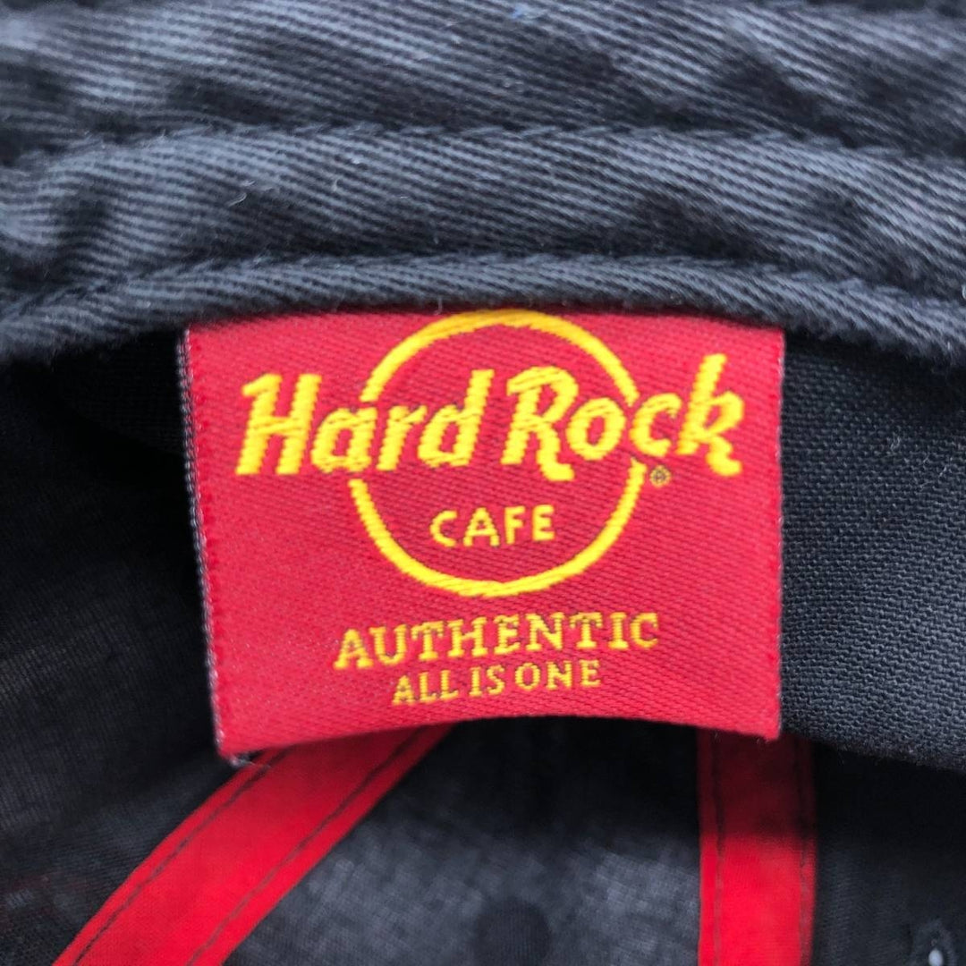 90'S Hard Rock Baseball Cap, Free Size, Vintage cotton black type Vintage Second Hand