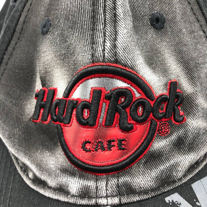 90'S Hard Rock Baseball Cap, Free Size, Vintage cotton black type Vintage Second Hand