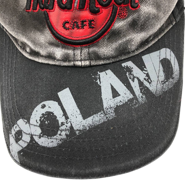 90'S Hard Rock Baseball Cap, Free Size, Vintage cotton black type Vintage Second Hand