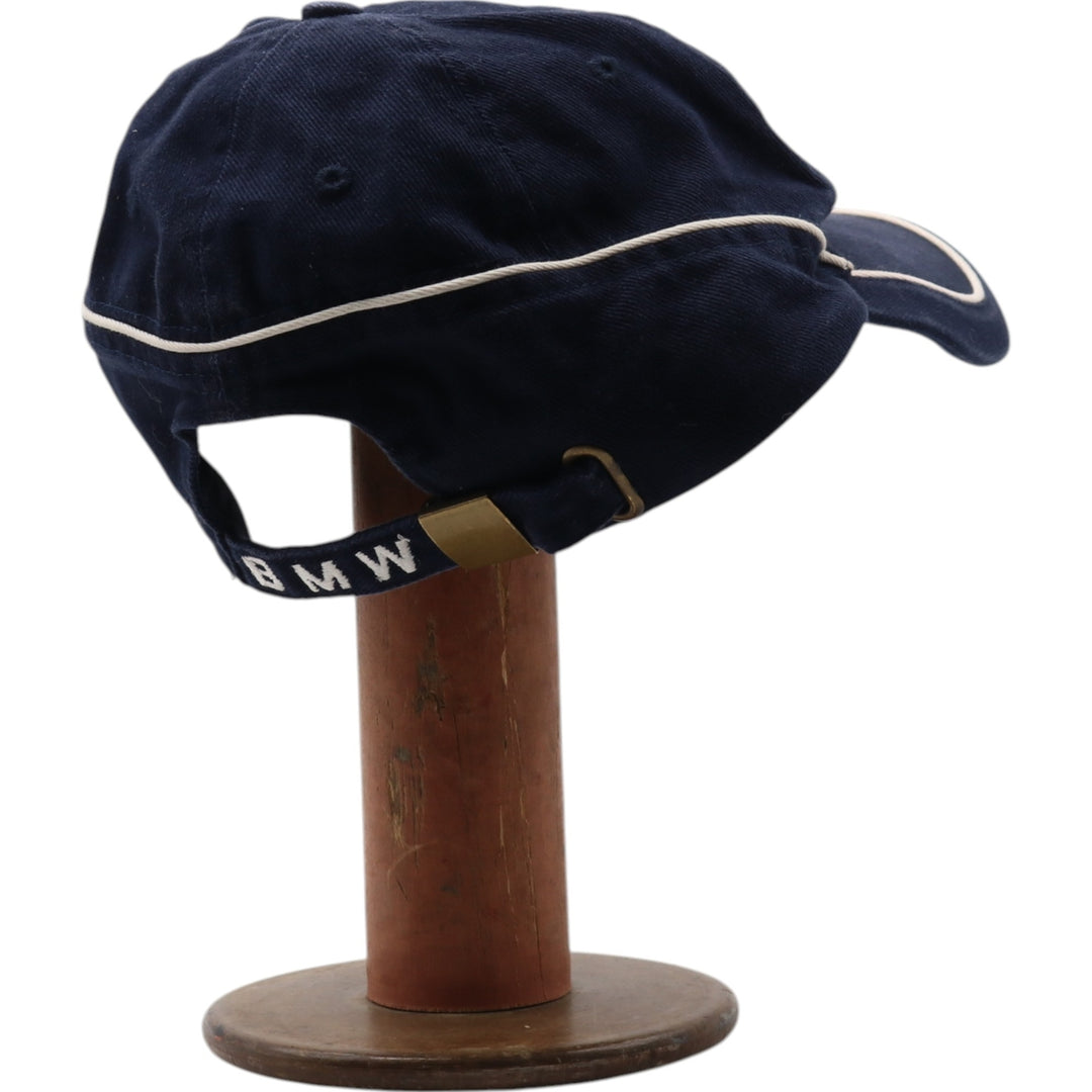 BMW Advertising Baseball Cap Free Size unknown navy blue type Vintage Second Hand