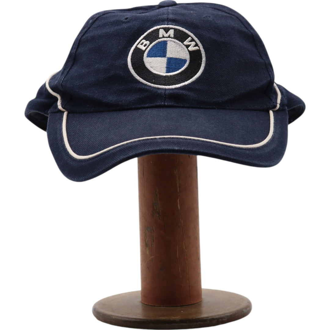 BMW Advertising Baseball Cap Free Size unknown navy blue type Vintage Second Hand