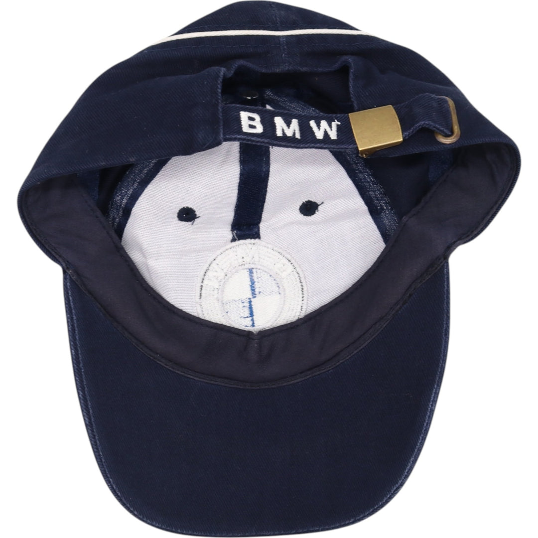 BMW Advertising Baseball Cap Free Size unknown navy blue type Vintage Second Hand