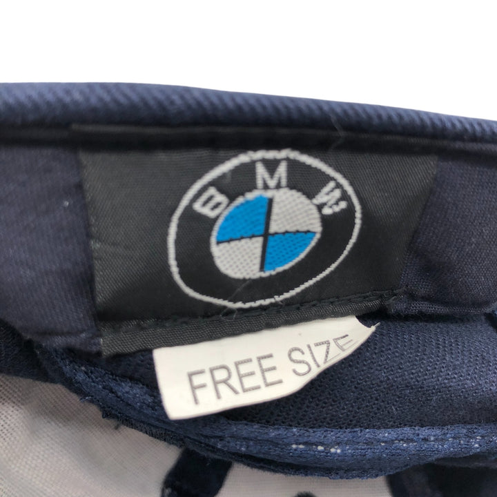 BMW Advertising Baseball Cap Free Size unknown navy blue type Vintage Second Hand