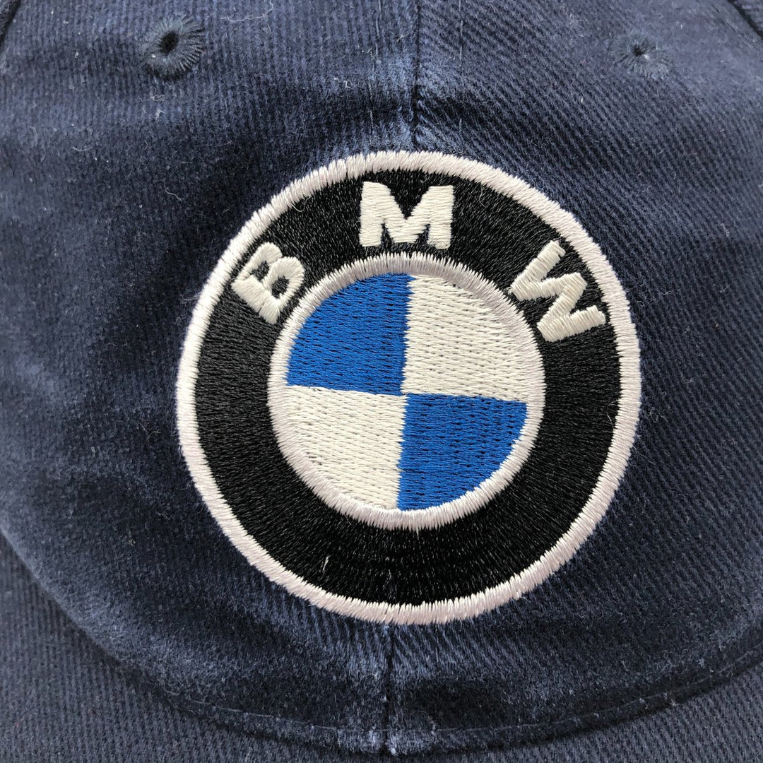 BMW Advertising Baseball Cap Free Size unknown navy blue type Vintage Second Hand