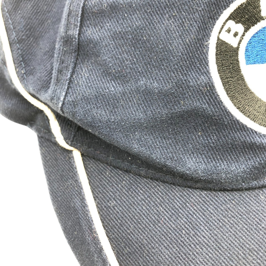 BMW Advertising Baseball Cap Free Size unknown navy blue type Vintage Second Hand