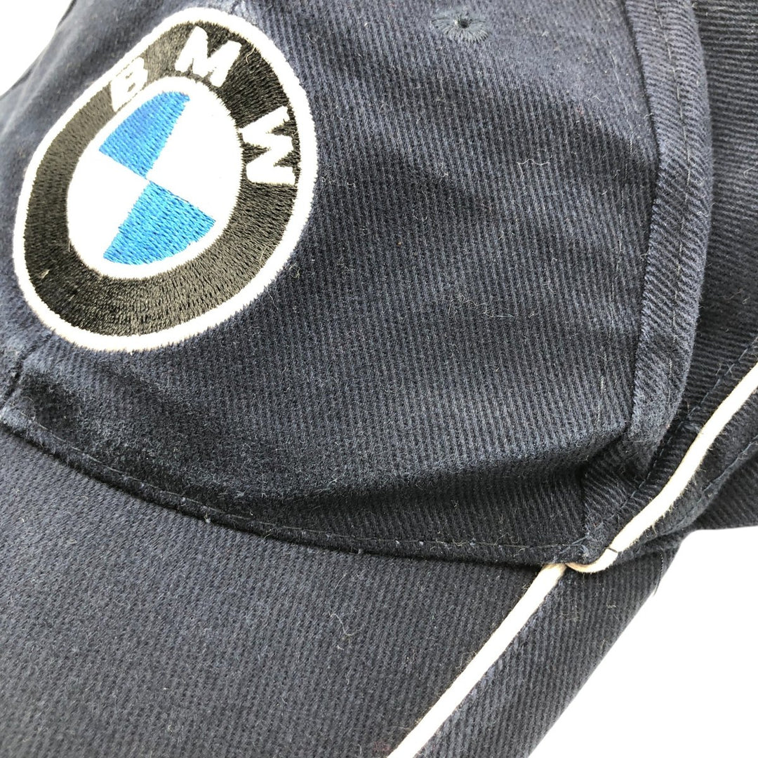 BMW Advertising Baseball Cap Free Size unknown navy blue type Vintage Second Hand