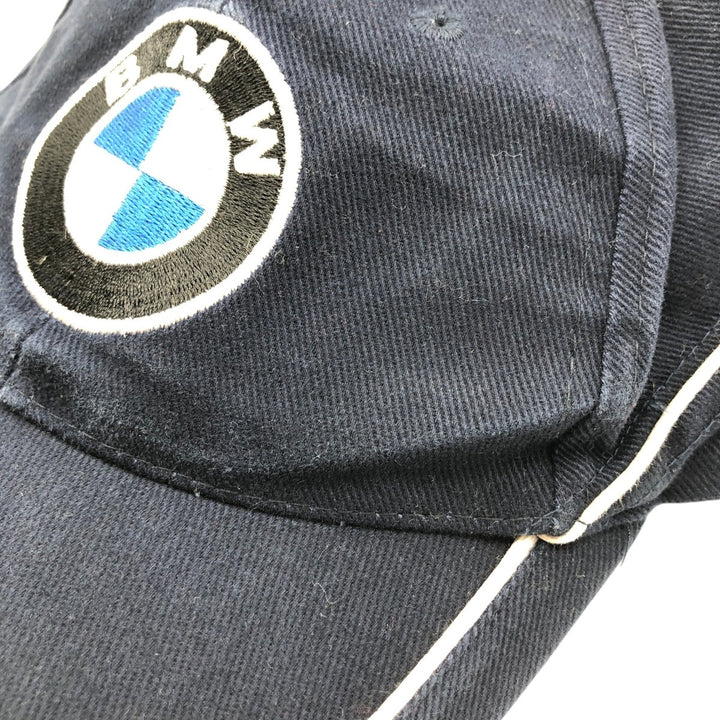 BMW Advertising Baseball Cap Free Size unknown navy blue type Vintage Second Hand