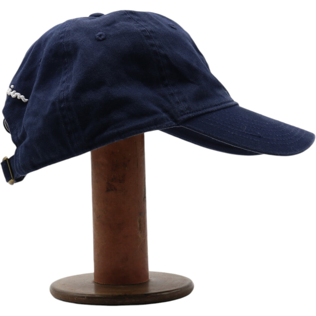 Champion Baseball Cap Free Size cotton navy blue type Vintage Second Hand