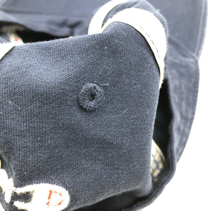 Champion Baseball Cap Free Size cotton navy blue type Vintage Second Hand